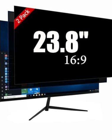 Ceydebne 23.8 Inch Privacy Screen for Monitor with 16:9 Widescreen Monitor Blue Light Screen Protector - Anti-Glare - Anti-Scratch Protector Film for Data Confidentiality Privacy Shield [2 Pack]