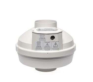 Festa AMG Maverick Radon Fan - Quiet and Energy Efficient 260 CFM Radon Mitigation System Inline Duct Fan - 4" Electric Inline - Made with Sturdy Glass Reinforced Poly-Resin – White