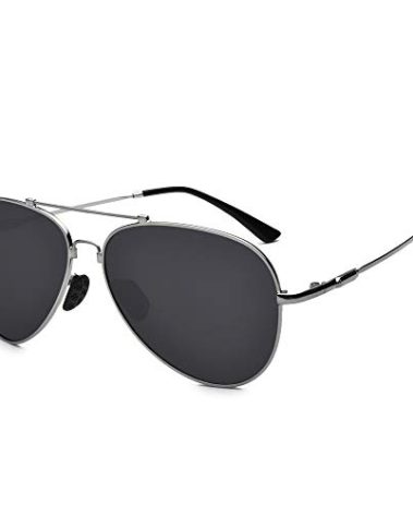 HUIHUIKK Polarizing Distance Sunglasses Tinted Gray Men Women Nearsighted Myopia Glasses These Are Not Reading Glasses