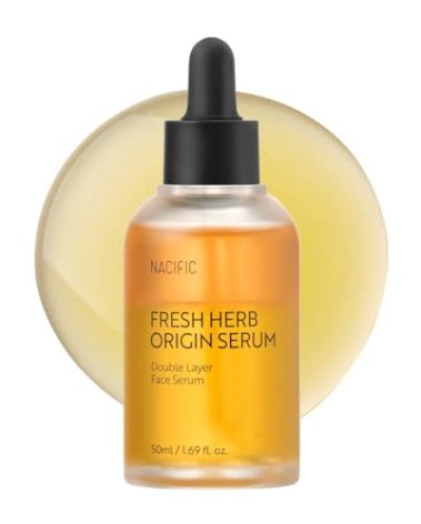 NACIFIC Fresh Herb Origin Serum – Double Layer Bi-Phase Face Serum with GD 7 Complex for Oily & Combination Skin – Vegan, Gentle, Hydrating Vitamin & Botanical Oil Formula – 50ml / 1.69 fl.oz