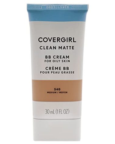COVERGIRL - Clean Matte BB Cream, Oil-Free, Long-Lasting, Sensitive Skin, Lightweight, 100% Cruelty-Free