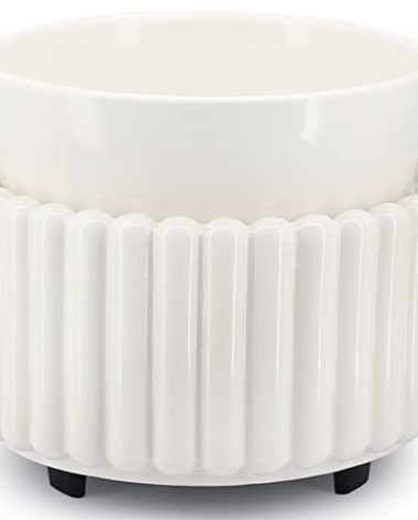 VICTORIA AROMA Ceramic Wax Melt Warmer 3-in-1 Candle Wax Warmer for Scented Wax Melter Electric Fragrance Wax Burner for Home Office Bedroom Gift & Decor…