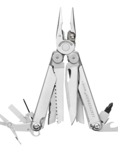 LEATHERMAN, Wave+, 18-in-1 Full-Size, Versatile Multi-tool for DIY, Home, Garden, Outdoors or Everyday Carry (EDC), Stainless Steel