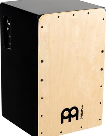 Meinl Pickup Cajon Box Drum with Internal Snares - MADE IN EUROPE - Baltic Birch Wood, Snarecraft Series, 2-YEAR WARRANTY (PSC100B)