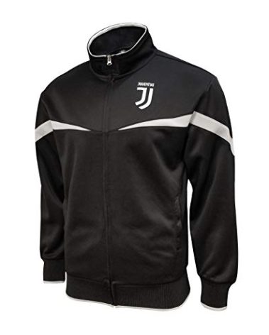 Icon Sports Official Juventus FC Soccer Track Jacket - Unisex Adult - JV40TJ Black XL