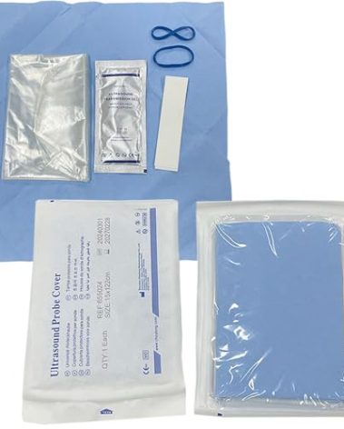 Ultrasound Probe Cover - Latex-Free Sterile Disposable Clear, 6 in x 48 in, Individual Packaging (10 Pcs/Package)