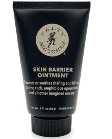 Salty Britches Waterproof Anti Chafing Ointment, Chafing Gel, Half Marathon Essentials, Anti-Chafe, Military Gear Essential, Running Essentials, Gifts for Runners - Berry Oil Scented - 1pk