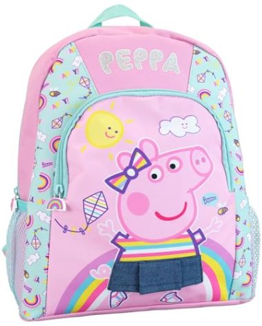 Peppa Pig Backpack, Little Girls Backpack, Toddler Backpacks, One Size Pink