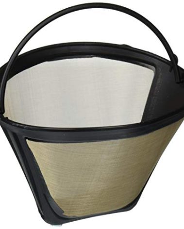 KRUPS F0494210 Gold Tone Permanent Filter, Black