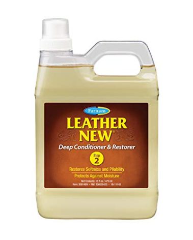 Farnam Leather New Deep-Cleaning Conditioner and Restorer for Saddles and Leather, 32 Ounces