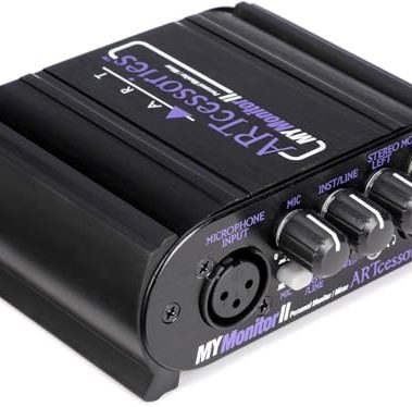 ART MyMONITORII Personal Headphone Monitor Mixer