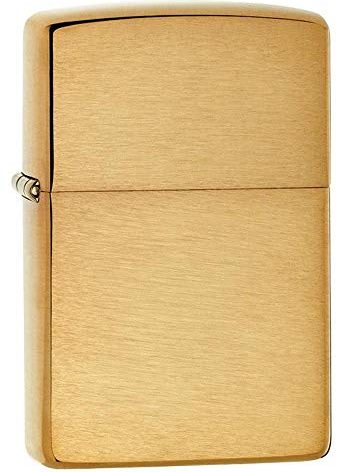 Zippo Armor Brushed Brass Pocket Lighter