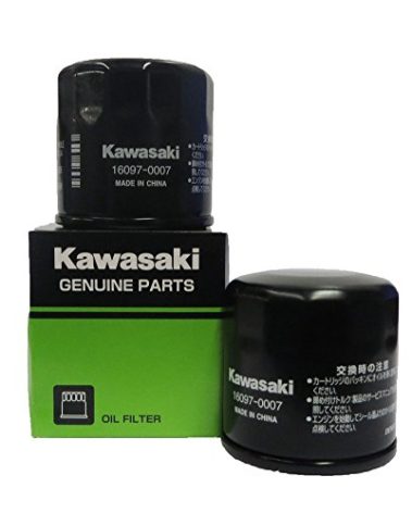 Genuine Kawasaki Oil Filter Part Number 16097-0007, 2 pack