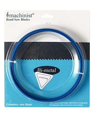 Imachinist S64514 Bi-Metal Band Saw Blades 64-1/2" X 1/2" X 14tpi for Cutting Soft Ferrous Metal