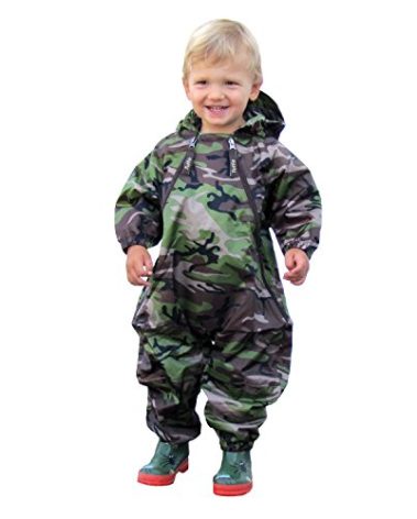 Tuffo Toddler Boys' Muddy Buddy Coveralls, Camouflage, 4T