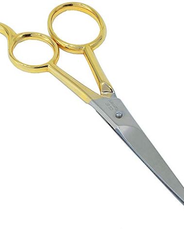 Camila Solingen CS07 Hair Scissors Professional 5 Inch Very Sharp Grooming Scissors. Razor Edge Barber Hair Cutting Scissor. Stainless Steel Hair Cutting Shears for Salon. Made of in Solingen Germany