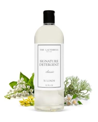 The Laundress Luxury Laundry Detergent, 31 Loads, Scented Signature Classic Fragrance, Concentrated Triple Enzyme Deep Cleaning and Targeted Stain Remover, 96% USDA Biobased Product