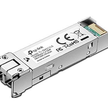 TP-Link Gigabit SFP Module | 1000Base-LX Single-Mode Fiber Mini GBIC Module | Plug and Play | LC/UPC Interface | Up to 10km Distance (TL-SM311LS)