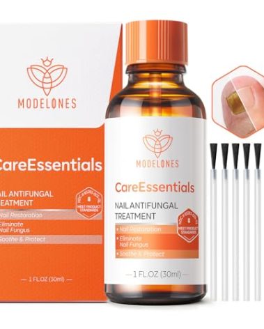 modelones Toenail Fungus Treatment Extra Strength 7days Nail Fungus Treatment for Toenail and Fingernail With Brushes Head Nail Repair for Damaged Nails Antifungal Nail Polish 30ML 1Fl Oz
