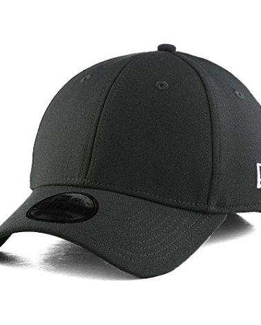 New Era Blank Custom 39THIRTY Stretch-Fitted Cap (US, Alpha, Medium, Graphite)