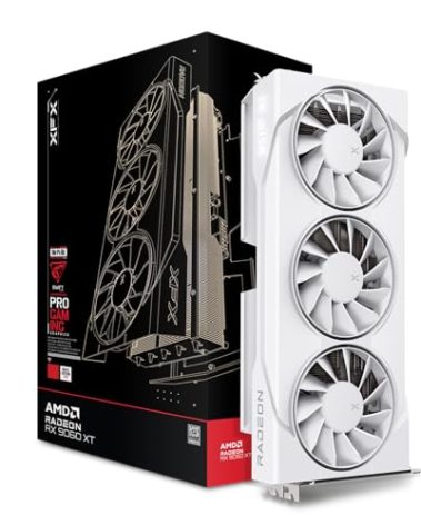 XFX Swift AMD Radeon RX 9060 XT OC White Triple Fan Gaming Edition 16GB RX 9060XT RX-96TS316W7
