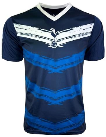 Men's Tottenham Performance Jersey, Licensed Short Sleeve Tottenham Shirt (AM) Blue