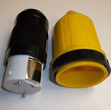 50 AMP RV Power Cord Replacement END Marine Twist Lock with Boot