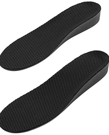 Men Height Increase Insole Full Length Breathable Comfort Lifts/Heel Inserts - 1 Inch Taller IK206