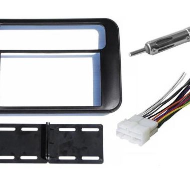 Custom Install Parts Double Din Aftermarket Stereo Radio Installation Install Dash Kit + Wire Harness and Antenna Adapter Fits Pontiac Firebird/Trans Am