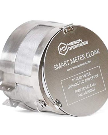 Mission Darkness Smart Meter Cloak // Innovative Flip Lid and Dual Layer Mesh Blocks Harmful RF EMF Radiation Emissions from Electricity "Smart Meters" Advanced Shielding Developed in USA by Experts