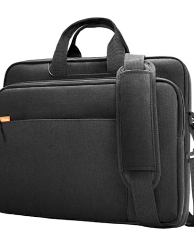 JETech 15 15.6 16 Inch Laptop Bag Case, Waterproof Computer Sleeve Cover Compatible with MacBook Air/Pro 15/16, Surface Book 3/2 15, Dell Inspiron 15.6, HP Pavilion 15.6 (Black)