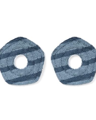 eufy Accessory-2 Washable Vacuum Mop Cloths, Compatible X10 Pro Omni X9 Pro, Washable and Reusable Soft Mopping Pad, Parts, Accessories