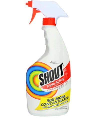 Shout Laundry Stain Remover Trigger Spray - 22 oz - 2 pk