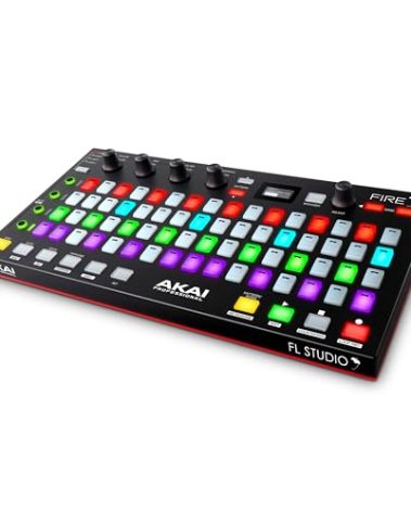 Akai Professional Fire (Controller Only) – USB MIDI Controller for FL Studio with 64 pad RGB Clip/Drum Pad Matrix