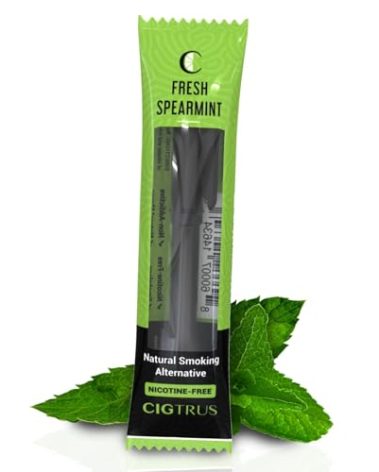 Cigtrus Quit Smoking Smokeless Inhaler – Natural, Nicotine-Free, Vaporless & Non-Electric – Helps Curb Cravings & Oral Fixation – 1-Piece Fresh Spearmint