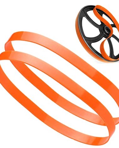 Upgrade Band Saw Urethane Tires - 14" x 1" x .095" (2 Pack) Compatible with Jet, Grizzly, and Powermatic Band Saws