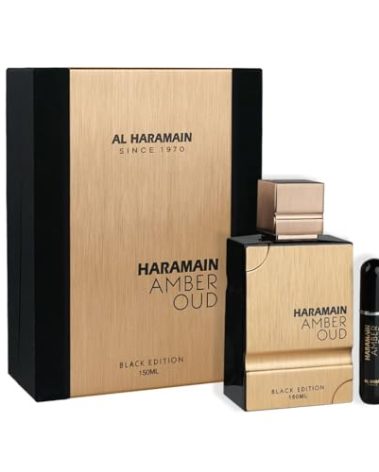 Al Haramain Amber Oud Black Edition Eau de Parfum Spray, 5.0 Ounce