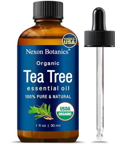Organic Tea Tree Essential Oil 30 ml - Pure, Natural Oils for Aromatherapy, Diffusers, DIY, Candle and Soap Making Scent - Nexon Botanics