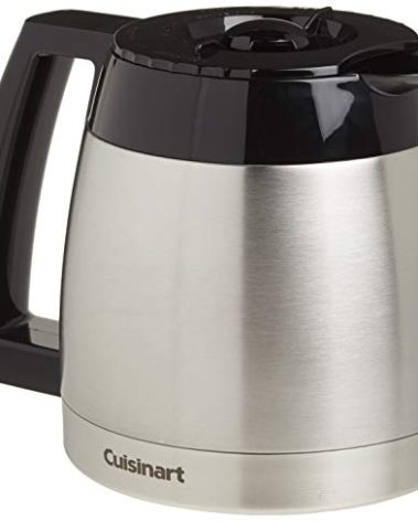 Cuisinart DCG-600RC 10-Cup Replacement Thermal Carafe with Lid, Compatible with Cuisinart Coffeemakers, Stainless Steel
