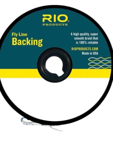 RIO Products Dacron Fly Line Backing - High Strength Braided Line with Low Stretch - Super Smooth Fly Reel Backing - 30LB - 300YD - Black