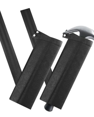 Locmeo 2 Pcs Hammer Holster for Tool Belt 14" x 6" x 2.25" Padded Hammer Holder for Loop Holster Right Handed Sleeve Tool Belt Accessories, Black