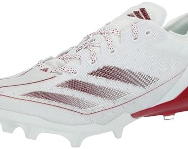 Adidas Men's Adizero 13.0, White/Team Power Red/White,10