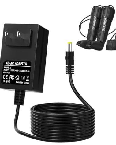 15V Charger for Hyperice Normatec 3, 2.0, 2.0 Pro Leg Compatible with Normatec 30121 60030 001-03 60010 001-00 60000-001-03 System Pulse Recovery Massage Device Power Adapter Cord