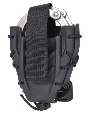 Handcuff Holster, Open Top Handcuffs Case, Cuff Pouch, Cuff Holder. Fit S&W Handcuff/Hinged Handcuffs/Other Cuffs (1 Pcs)