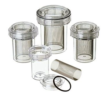 3D Dental TR-2300 #2300 Evacuation Trap, 3-1/2" x 4-3/8" Size, Pack of 8