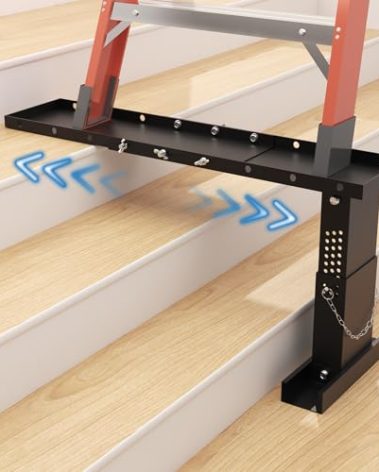 Toriexon Ladder Extender Extra-Long, Heavy Duty Ladder Leveler | 400LBS Weight Capacity | 20.5" - 36.2" Adjustable Length & 13.1”-19.3” Height Range, Fit for Single Ladders & Extension Ladders