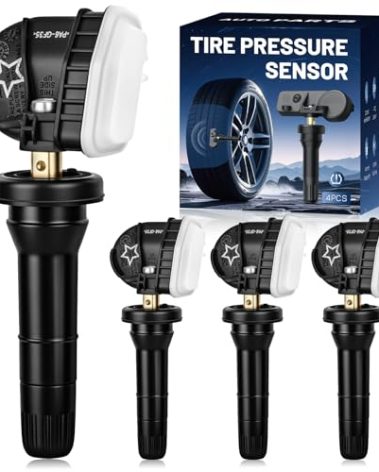 4Pcs TPMS Tire Pressure Sensor 13540600 fit for Chevy for GMC for Buick for Cadillac for Hummer for Pontiac for Saturn 315MHz Tire Pressure Monitoring Sensor 15254101,15922396,20923680,22853741
