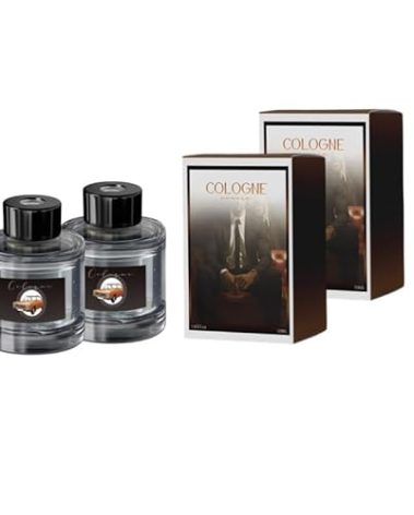 2Pcs Air Freshener,Cologne Fragrance Refill,50ML Diffuser Perfume Refill,1.65FL.oz Refillable Aromatherapy Oil with Natural Extracts,Max 60-180 days Car Fresheners