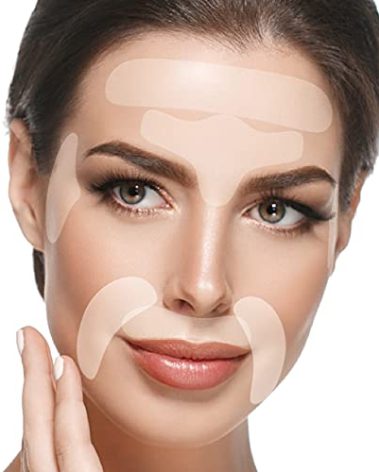 BLUMBODY Face, Forehead Wrinkle Patches - Anti Wrinkle Facial Patches to Smooth Eye, Mouth, Forehead Wrinkles - Non-Silicone Face Tape for Fine Wrinkles between Eyes, Face - Patches (30 day supply)