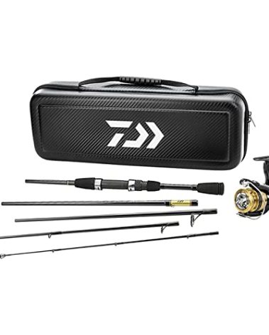 Daiwa Daiwa CC20F565L Carbon Case Travel Pre-Mounted Freshwater Spinning Combo